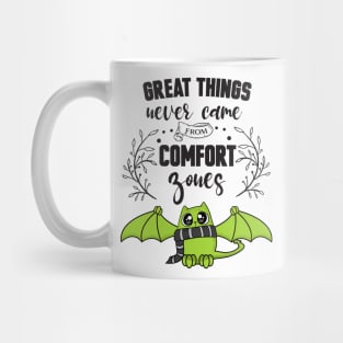 Great Things Comfort Zone Cute Cat Mug